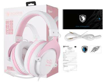 Audifonos Gaming Sades Ref.A6 (Angel Edition)