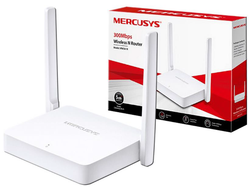 Modem Router Mercusys Ref.MW300D N Adsl2+300mbps 