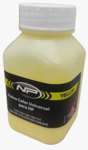 Polvo Toner Np Para Hp 126/128/131/128/305/201/202/410/Universal Color Yellow X100GM Ref. 1215 