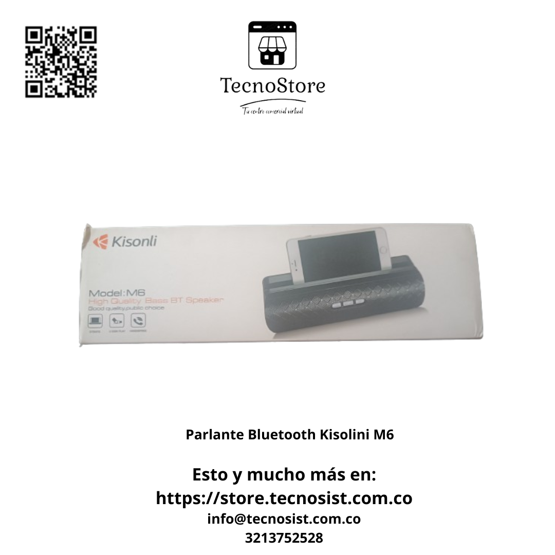 Parlante Bluetooth Kisolini M6