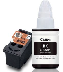Cabezal Canon Negro BH-1 + Botella de Tinta Negra Para Impresoras Serie G 